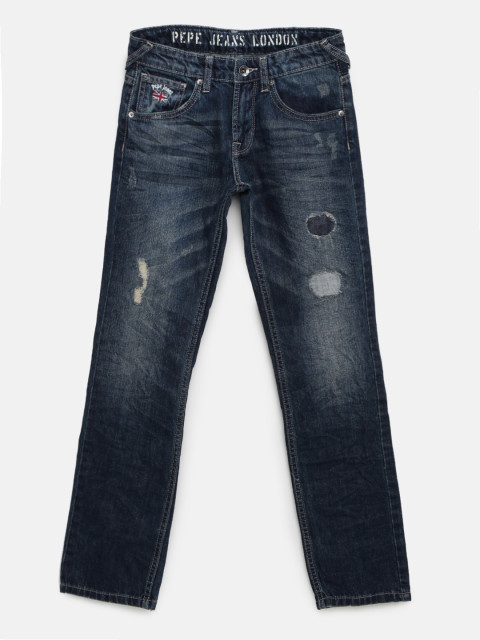 Pepe Jeans Boys Blue Regular Fit Jeans
